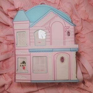🎀 Pink and Blue Barbie Dollhouse Backpack